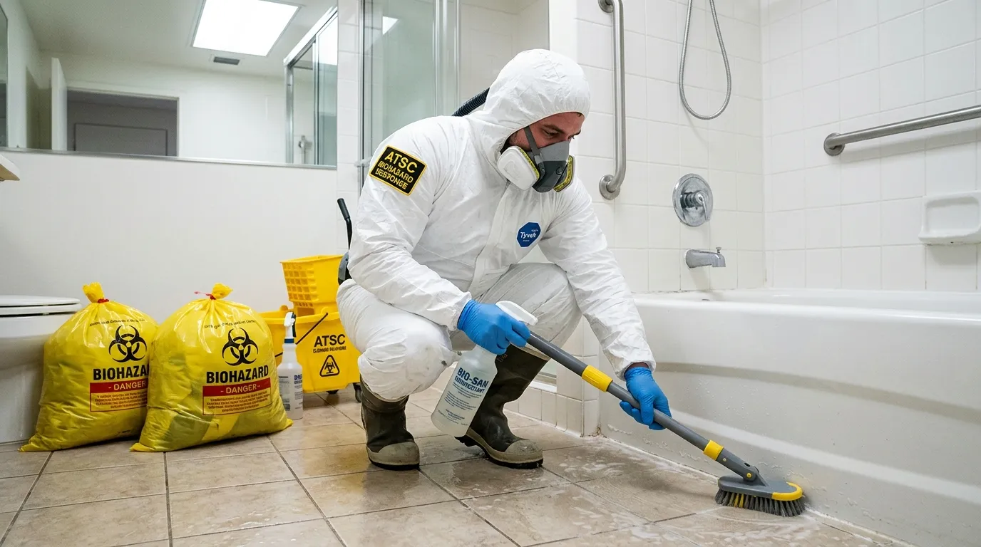 Decontamination equipment deployed for Blood Cleanup in Rego Park